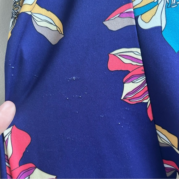 Monterey Club Blue Floral Skort, Large, Golf, Tennis, Athletic Skort, Athleisure - Picture 8 of 9